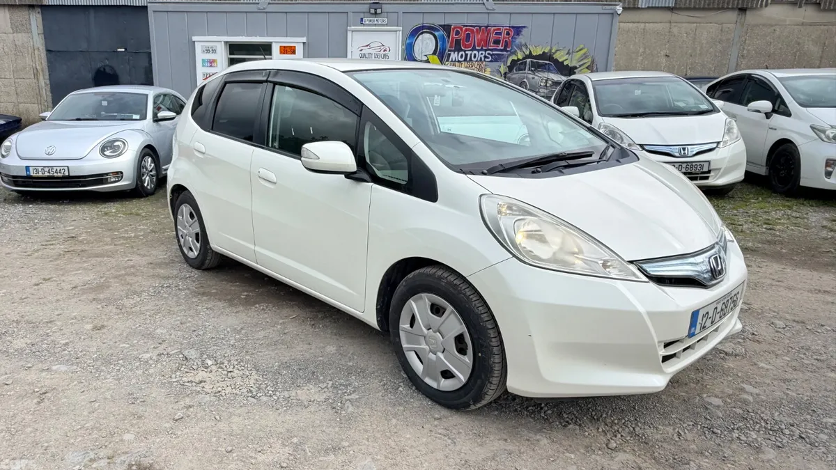 Honda Fit Hatchback, Petrol Hybrid, 2012, White