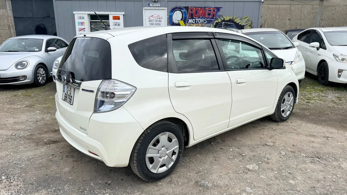 Honda Fit Hatchback, Petrol Hybrid, 2012, White