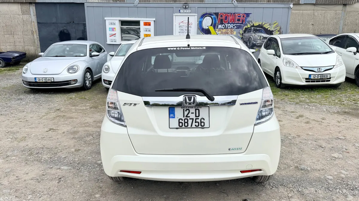 Honda Fit Hatchback, Petrol Hybrid, 2012, White