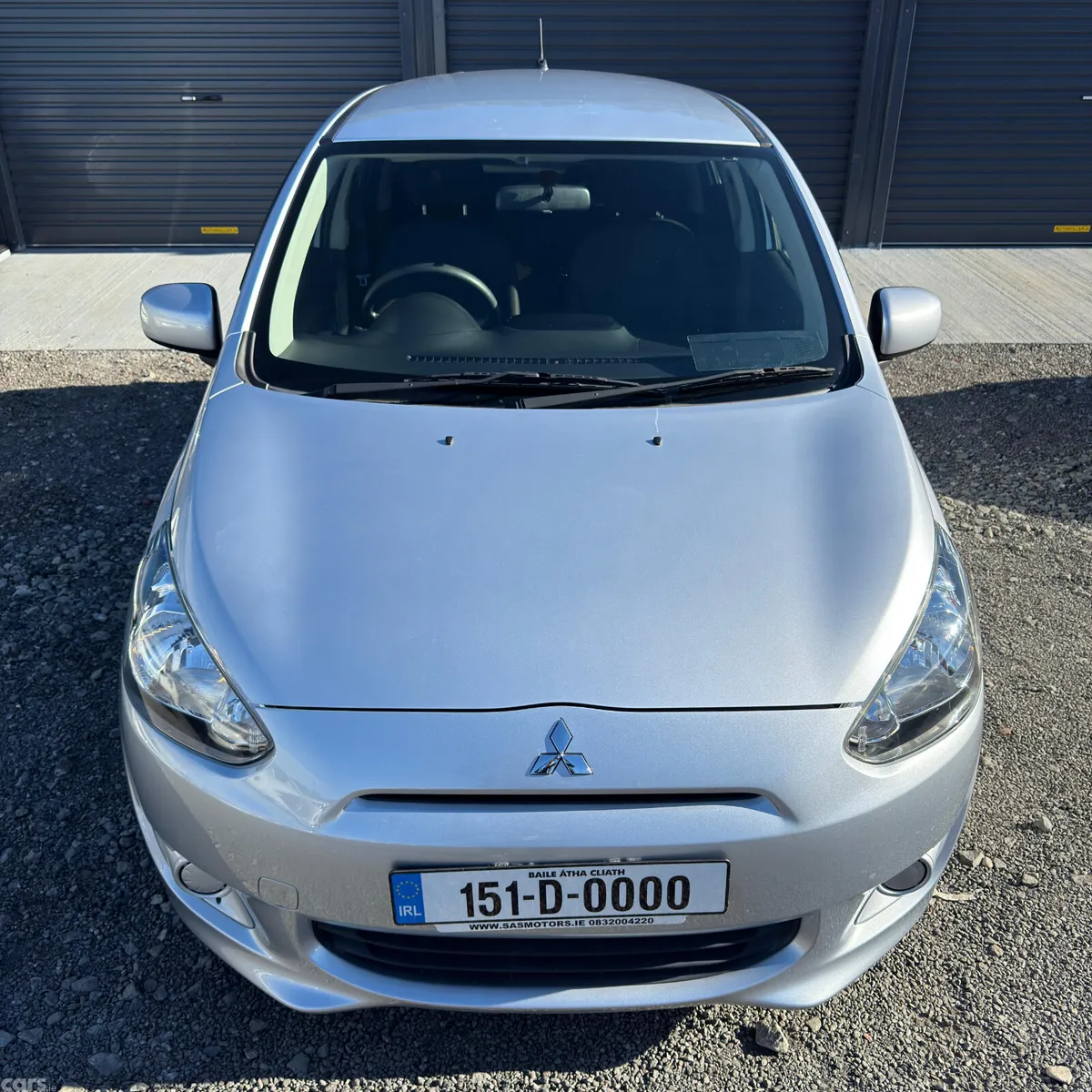 Mitsubishi Mirage Hatchback, Petrol, 2015, Silver