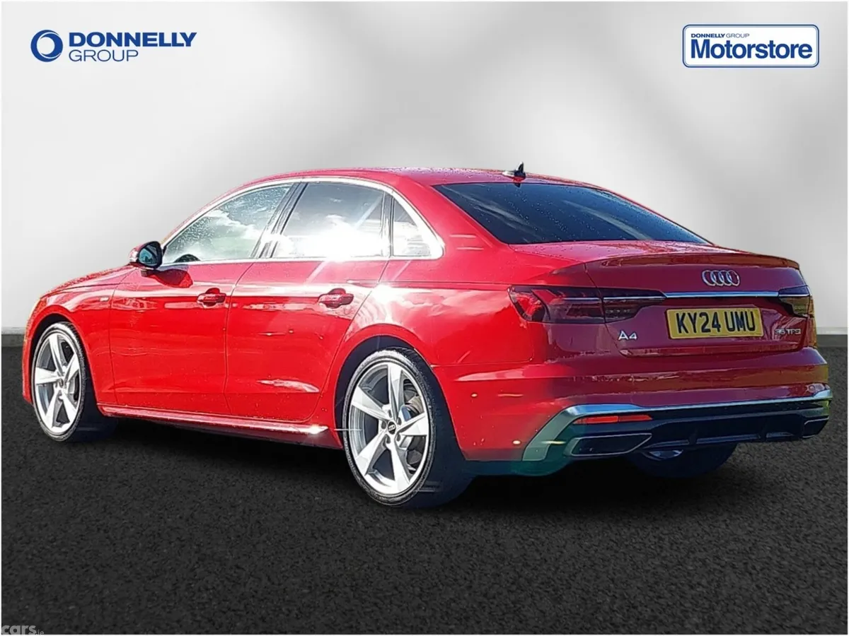 Audi A4 Saloon, Petrol, 2024, Red