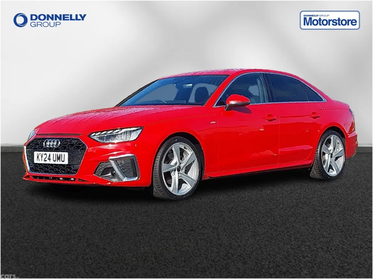 Audi A4 Saloon, Petrol, 2024, Red
