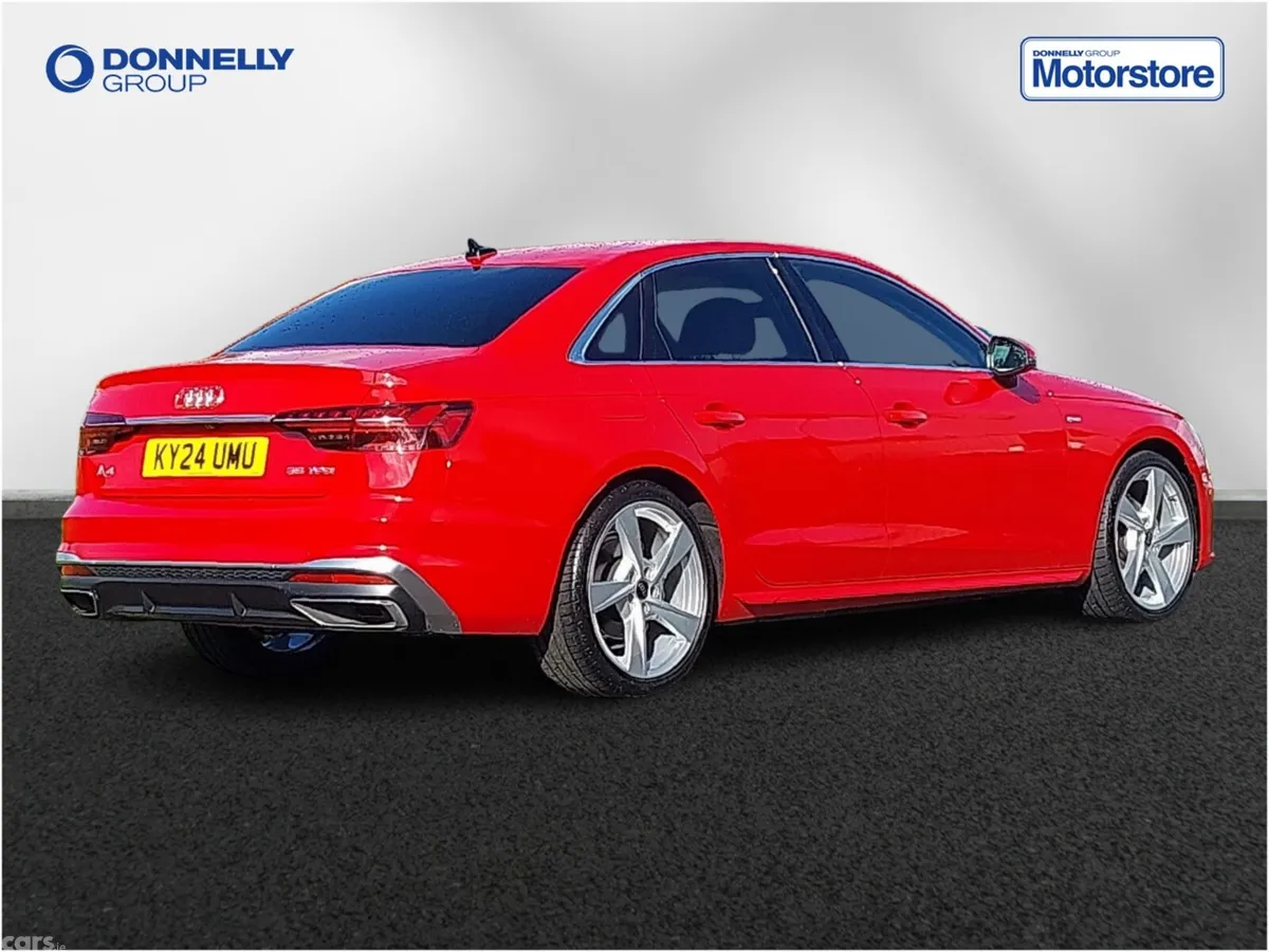 Audi A4 Saloon, Petrol, 2024, Red