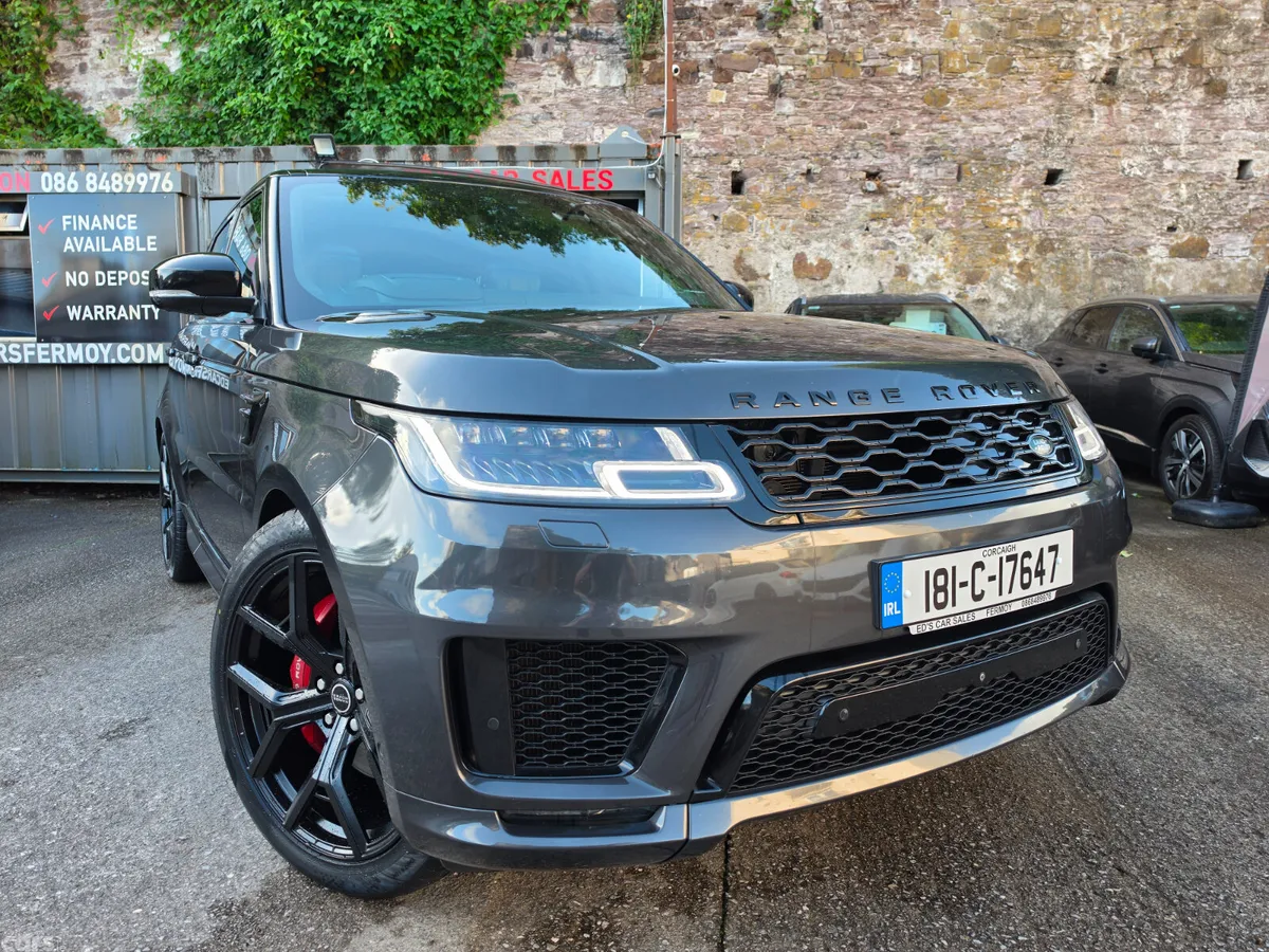 Land Rover Range Rover Sport SUV, Petrol Plug-in Hybrid, 2018, Black