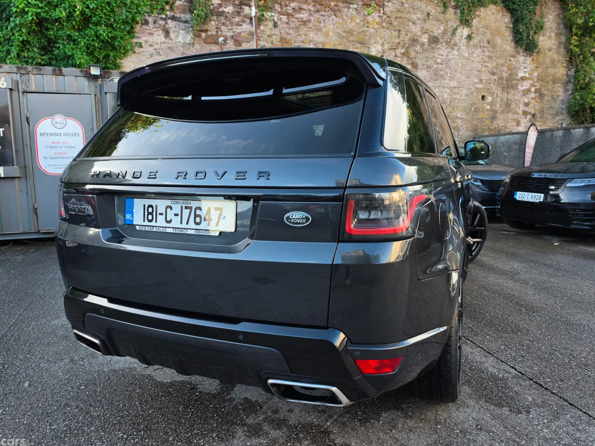 Land Rover Range Rover Sport SUV, Petrol Plug-in Hybrid, 2018, Black