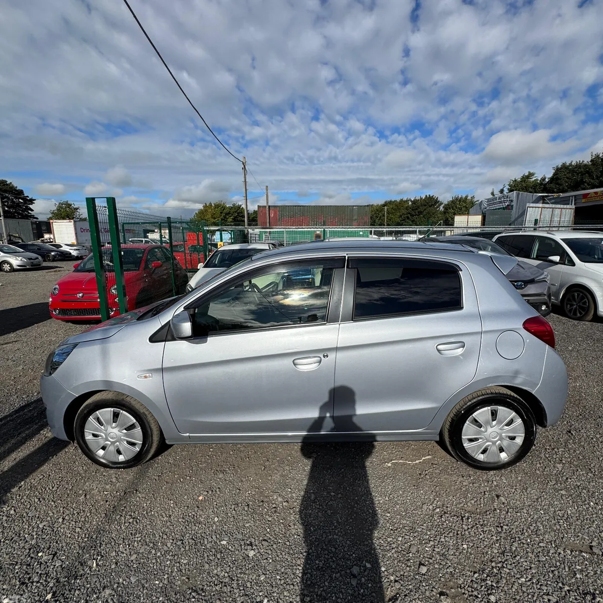 Mitsubishi Mirage Hatchback, Petrol, 2015, Silver