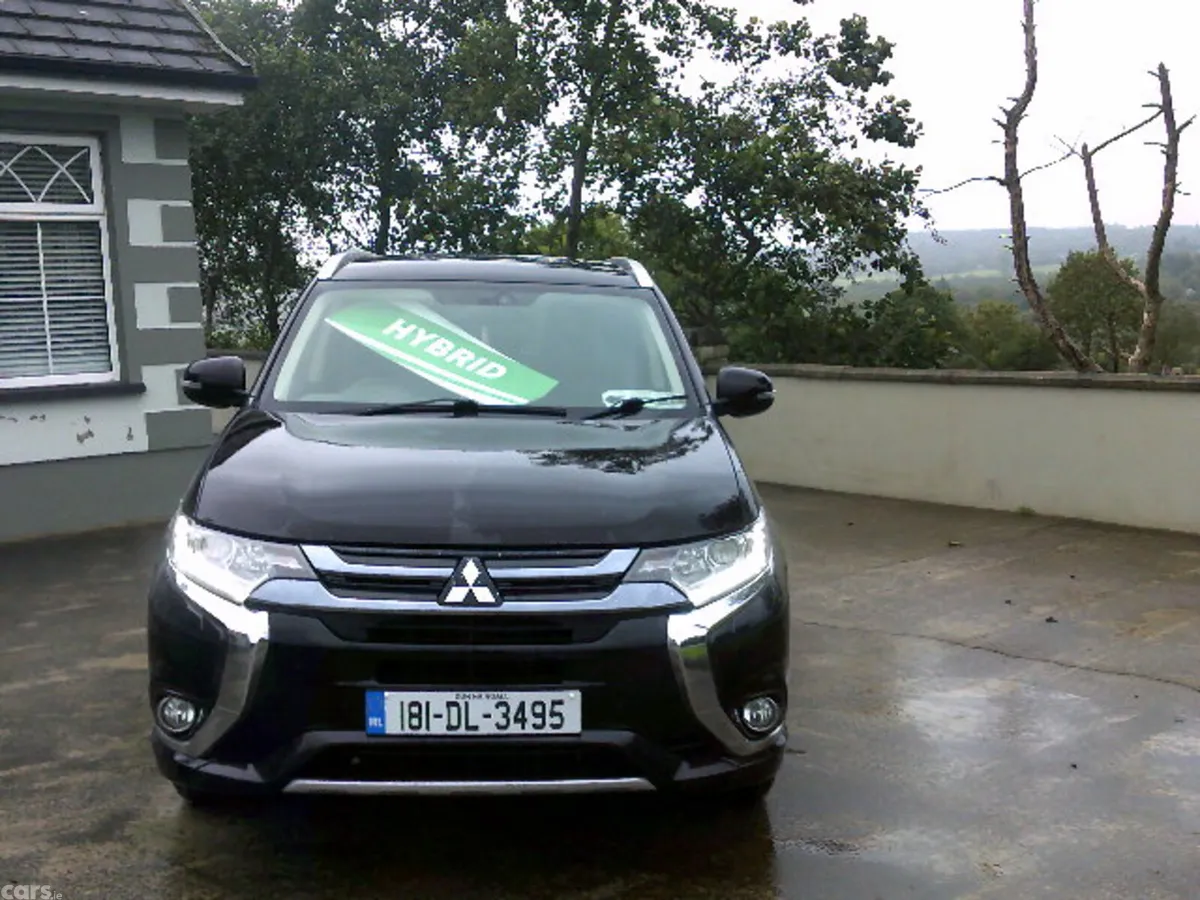 Mitsubishi Outlander SUV, Petrol Plug-in Hybrid, 2018, Black