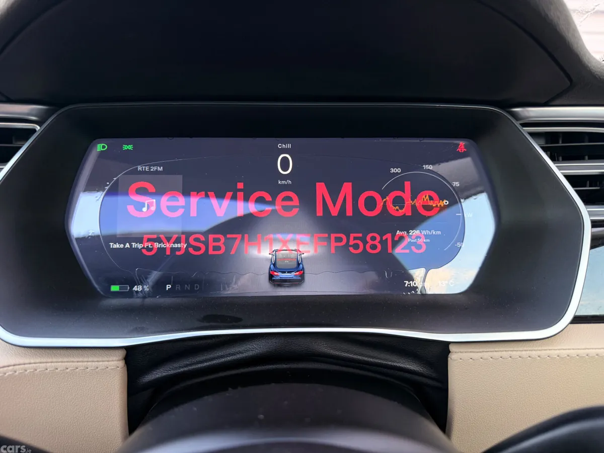 Tesla Model S Hatchback, Electric, 2015, Blue