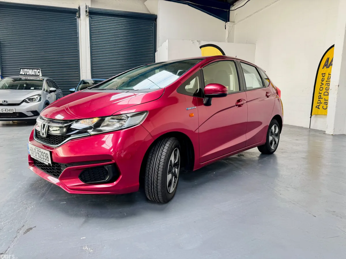 Honda Fit Hatchback, Petrol Hybrid, 2018, Red