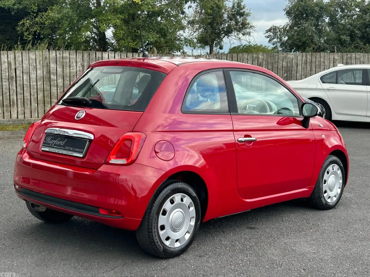 Fiat 500 Hatchback, Petrol, 2017, Red