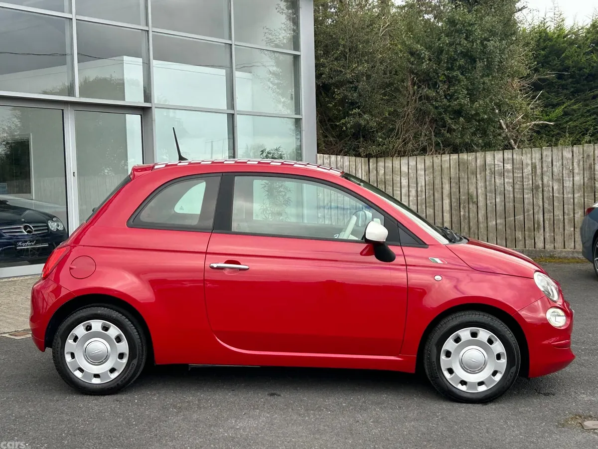 Fiat 500 Hatchback, Petrol, 2017, Red