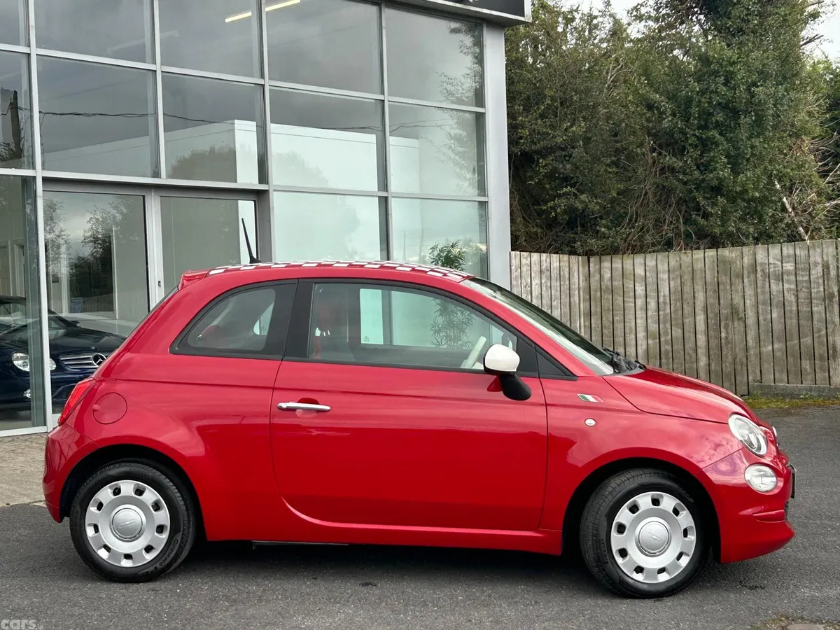 Fiat 500 Hatchback, Petrol, 2017, Red