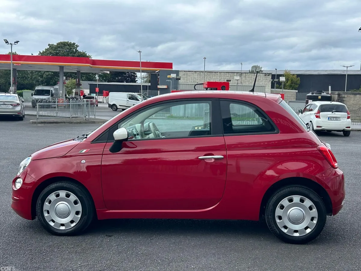 Fiat 500 Hatchback, Petrol, 2017, Red