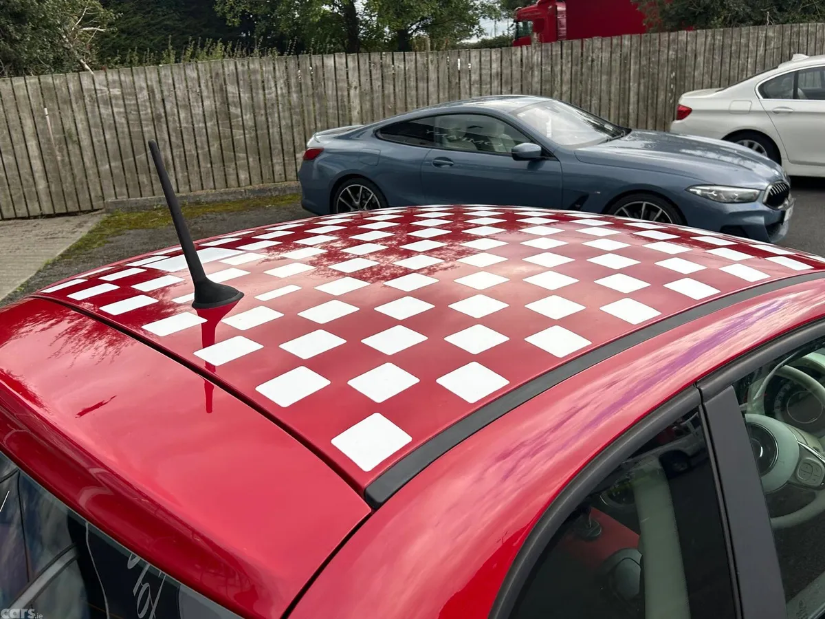Fiat 500 Hatchback, Petrol, 2017, Red