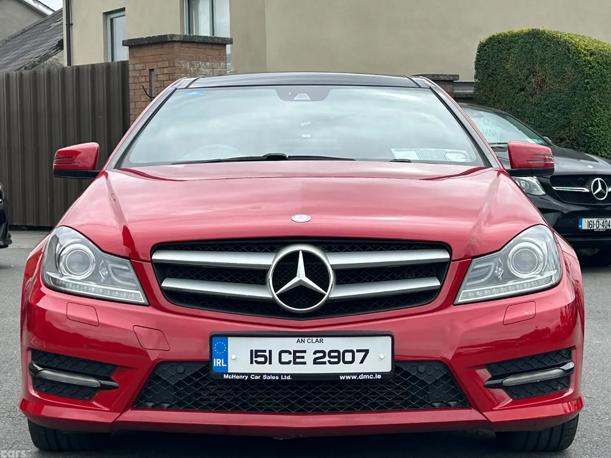 Mercedes-Benz C-Class Coupe, Diesel, 2015, Red
