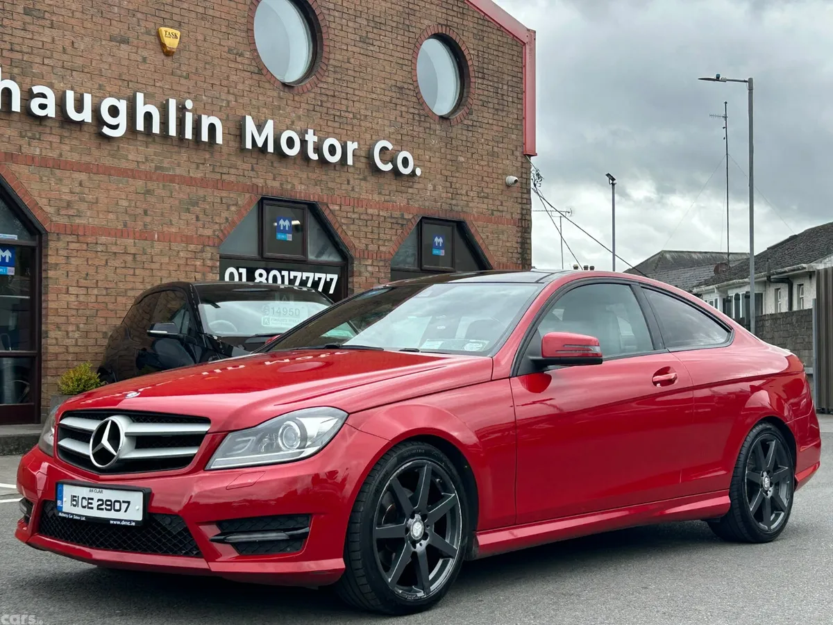 Mercedes-Benz C-Class Coupe, Diesel, 2015, Red