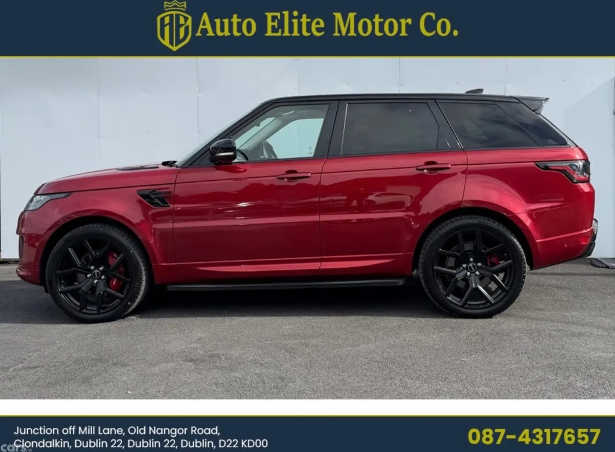 Land Rover Range Rover Sport SUV, Petrol Plug-in Hybrid, 2021, Red