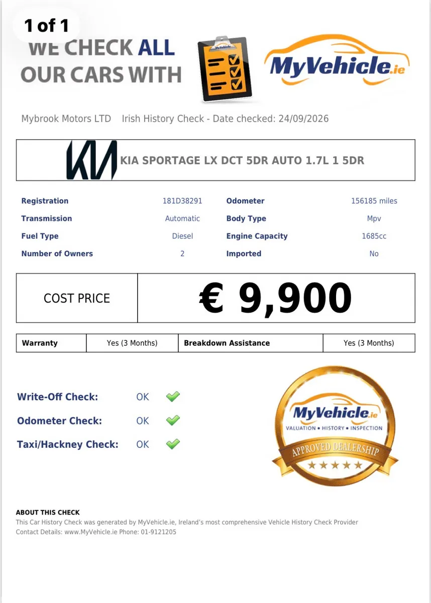 Kia Sportage SUV, Diesel, 2018, Grey