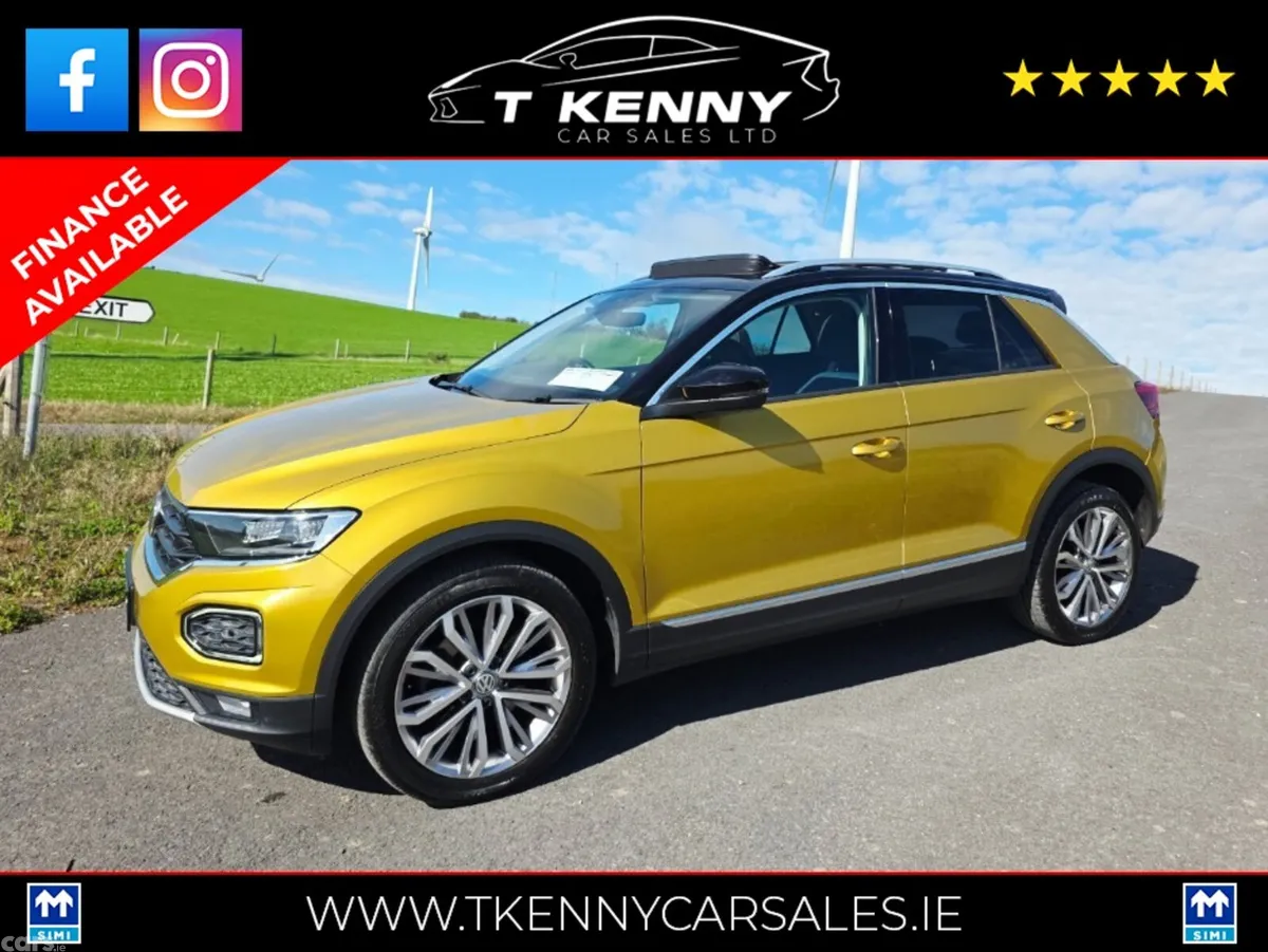 Volkswagen T-Roc SUV, Petrol, 2018, Yellow
