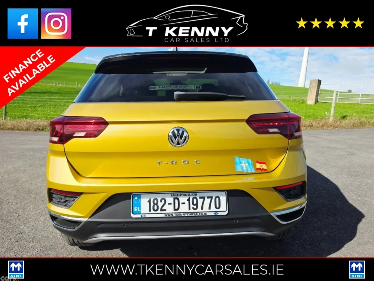 Volkswagen T-Roc SUV, Petrol, 2018, Yellow