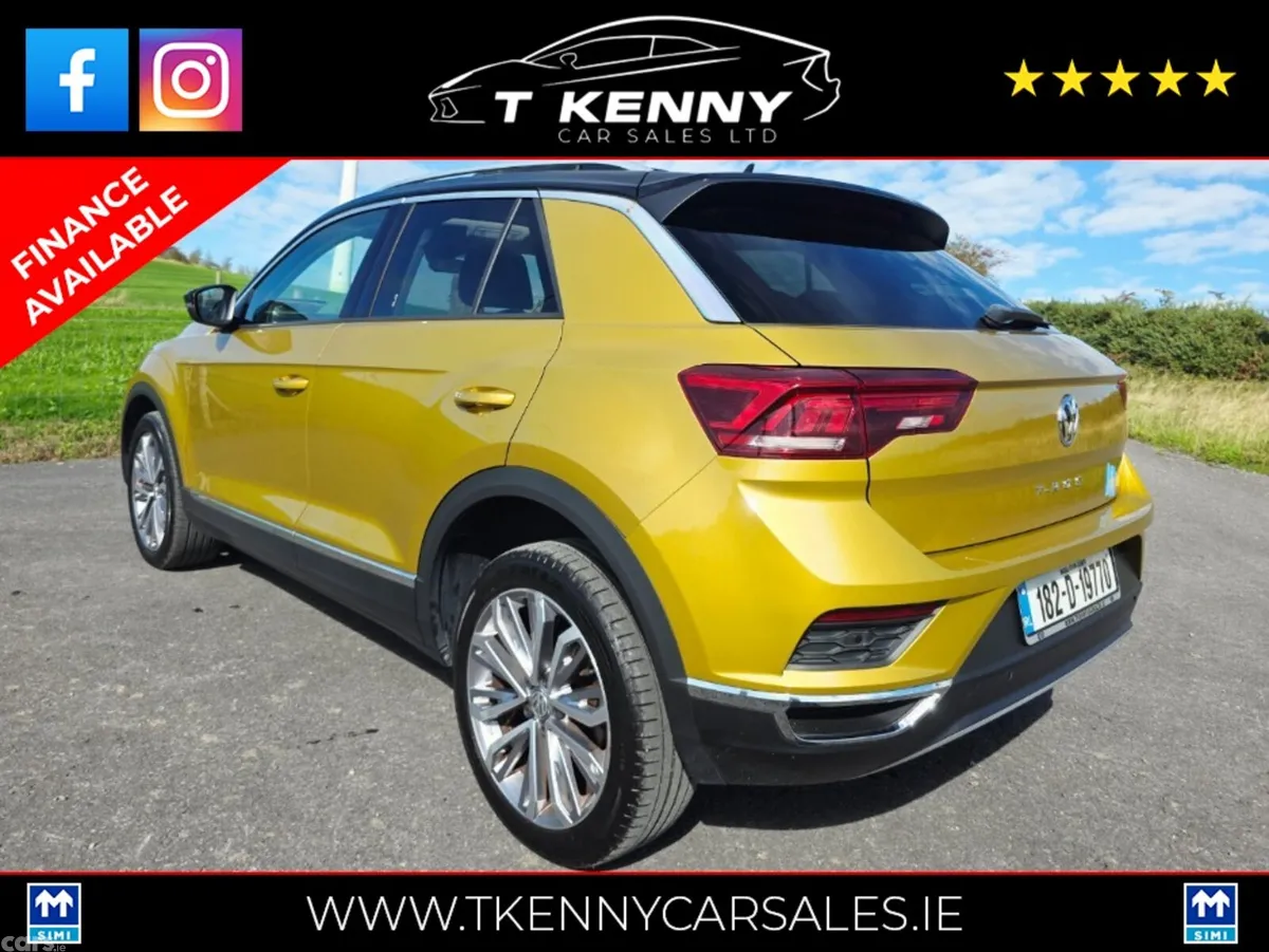 Volkswagen T-Roc SUV, Petrol, 2018, Yellow