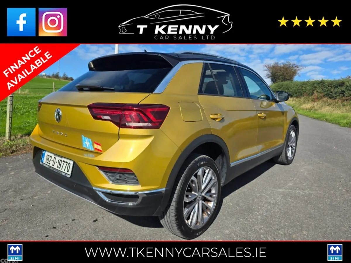 Volkswagen T-Roc SUV, Petrol, 2018, Yellow