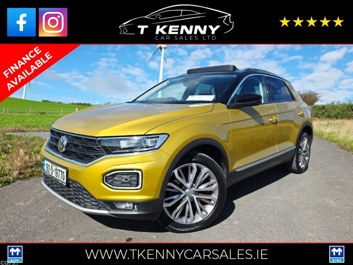 Volkswagen T-Roc SUV, Petrol, 2018, Yellow
