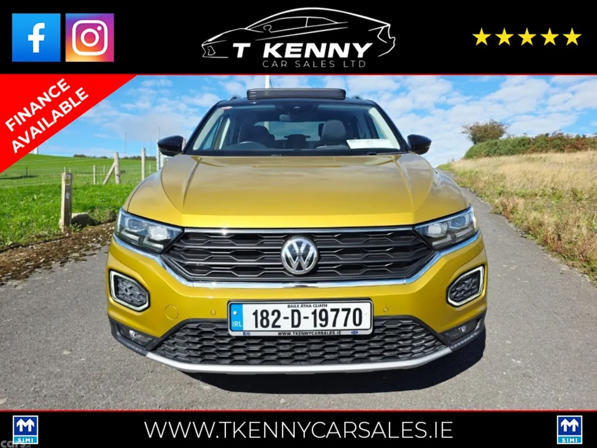 Volkswagen T-Roc SUV, Petrol, 2018, Yellow