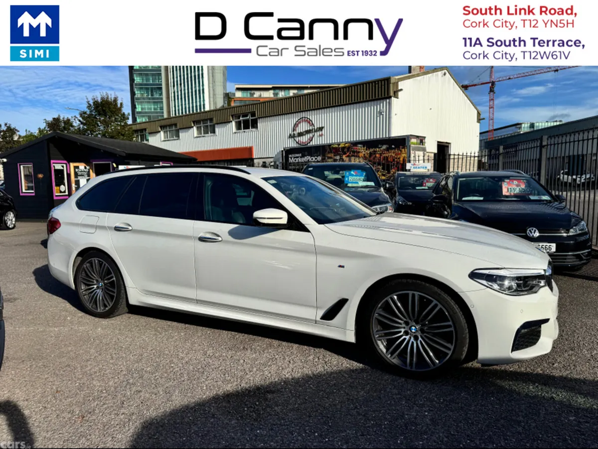 BMW 5-Series Estate, Diesel, 2018, White