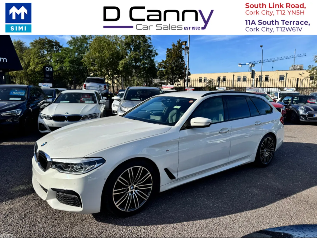 BMW 5-Series Estate, Diesel, 2018, White