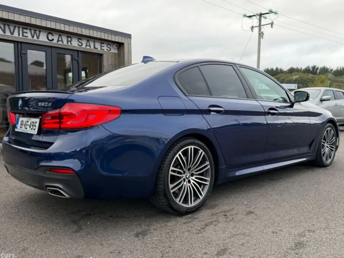 BMW 5-Series Saloon, Diesel, 2018, Blue