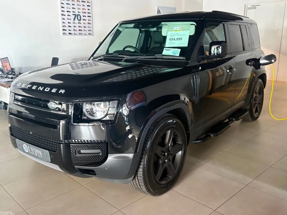 Land Rover Defender SUV, Petrol Plug-in Hybrid, 2024, Black