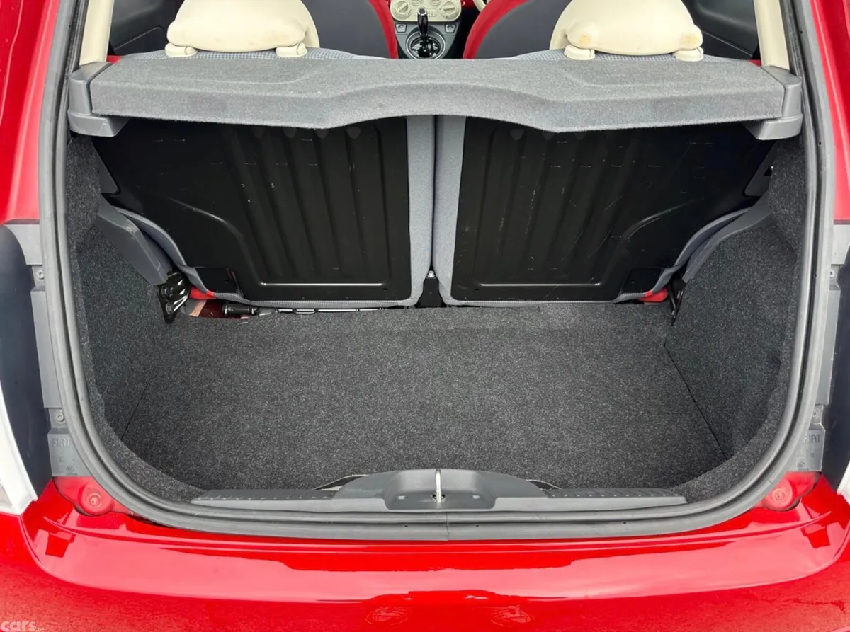 Fiat 500 Hatchback, Petrol, 2015, Red