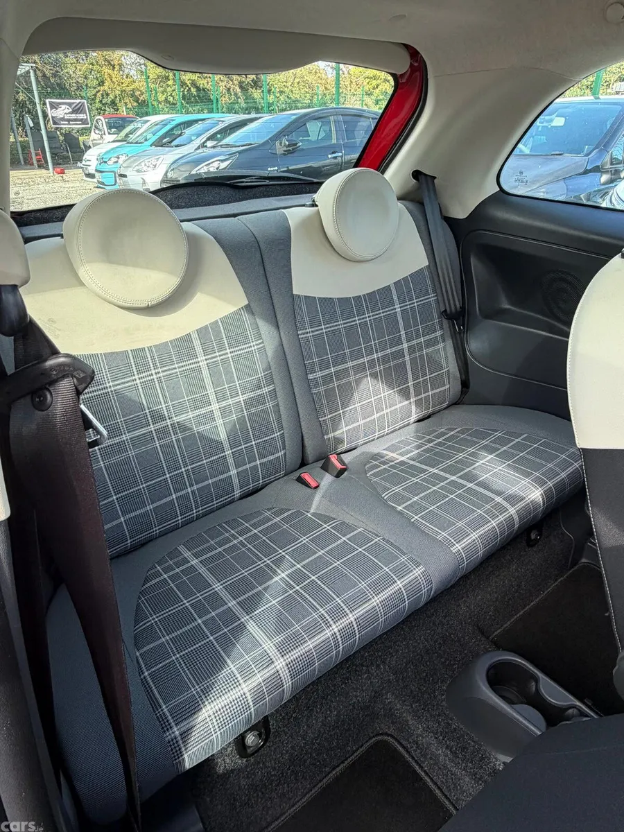 Fiat 500 Hatchback, Petrol, 2017, Red