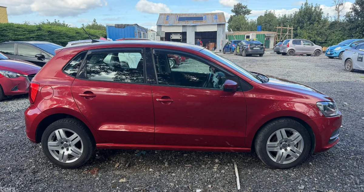Volkswagen Polo Hatchback, Petrol, 2015, Orange