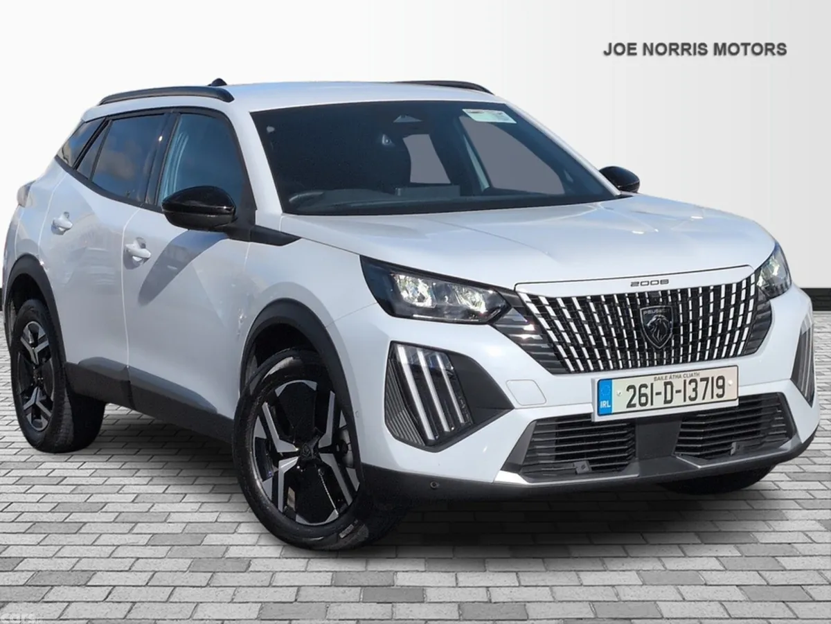 Peugeot 2008 SUV, Petrol Hybrid, 2026, White