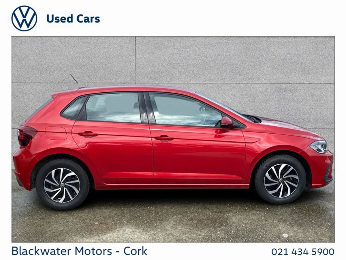 Volkswagen Polo Hatchback, Petrol, 2023, Red