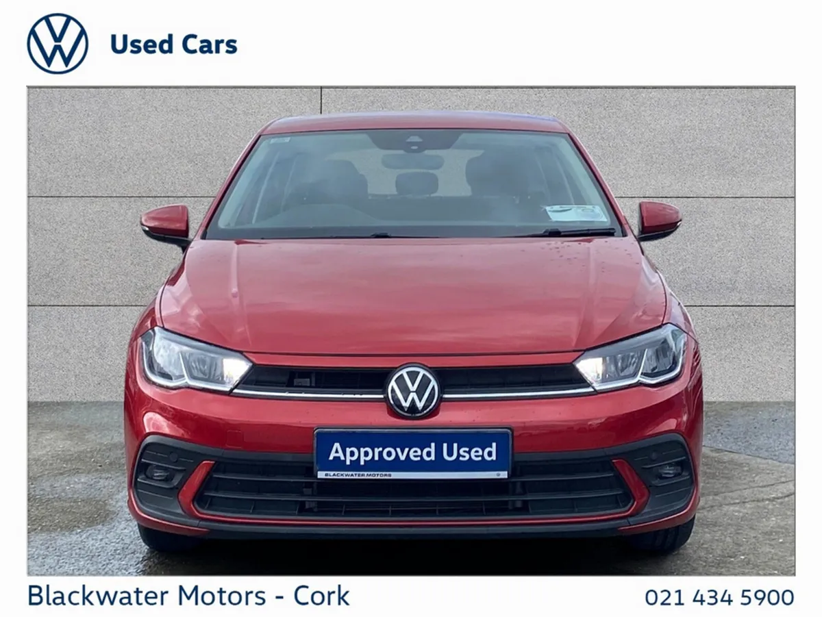 Volkswagen Polo Hatchback, Petrol, 2023, Red
