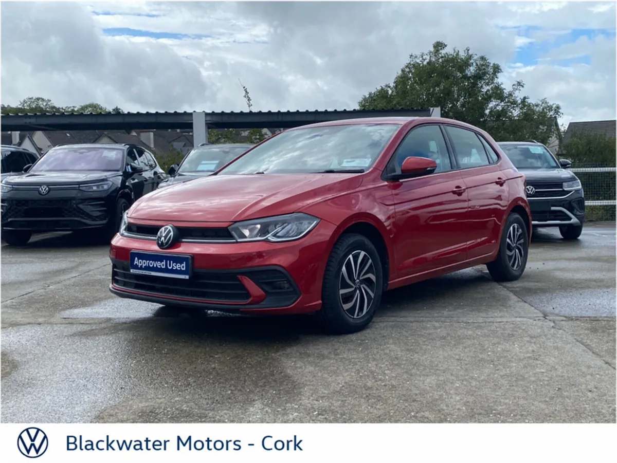 Volkswagen Polo Hatchback, Petrol, 2023, Red