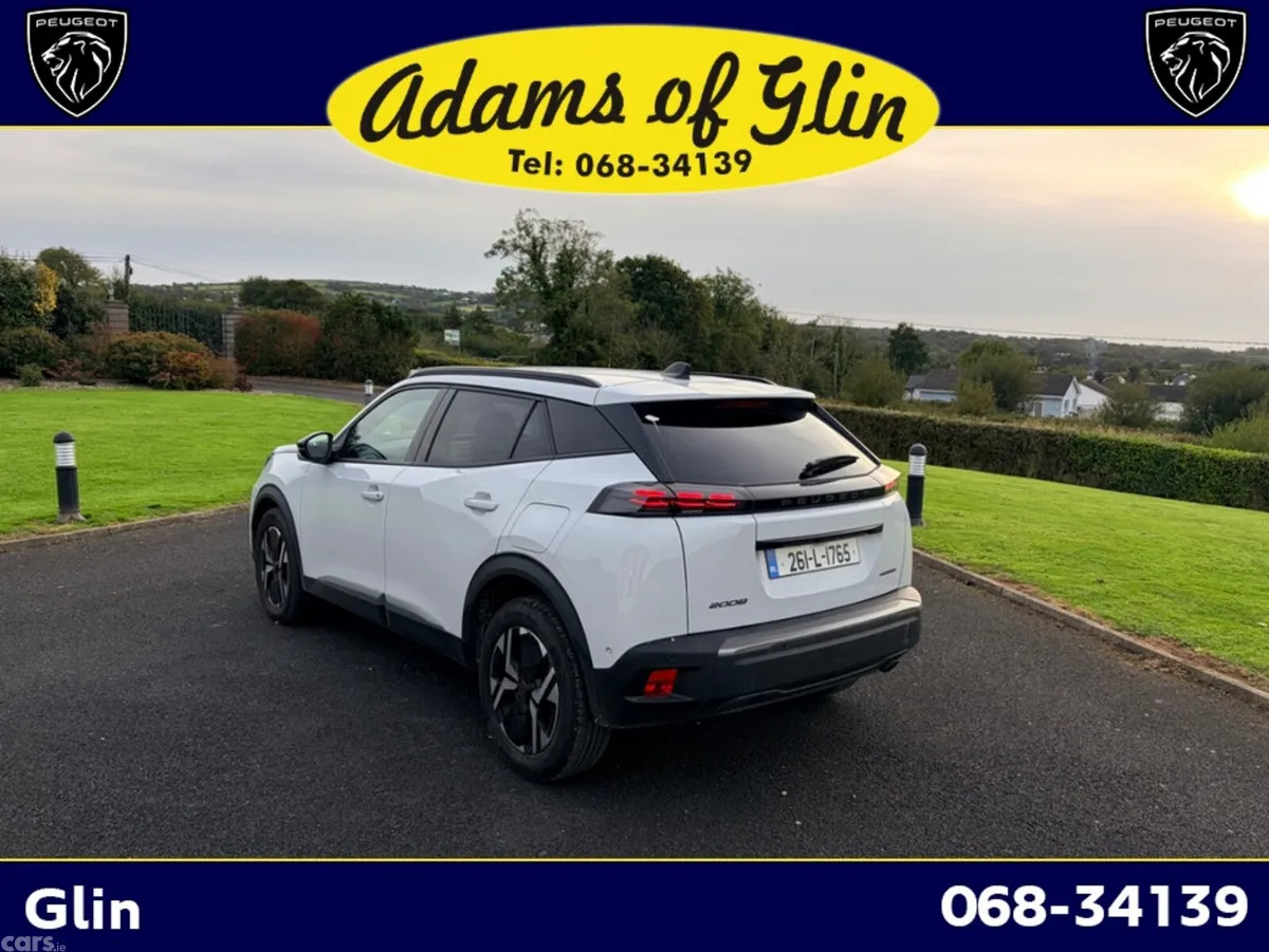 Peugeot 2008 SUV, Petrol Hybrid, 2026, White