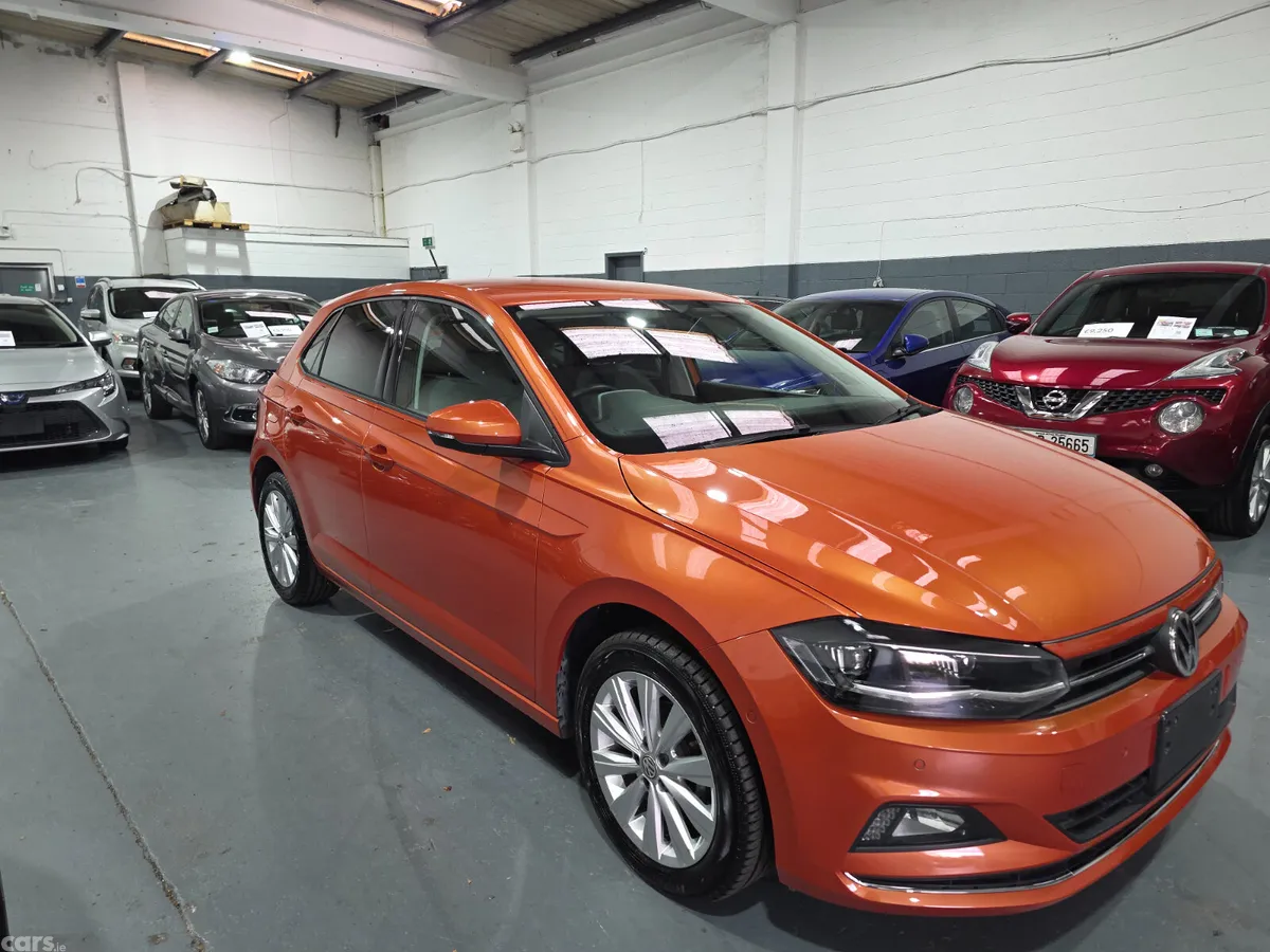 Volkswagen Polo Hatchback, Petrol, 2018, Orange