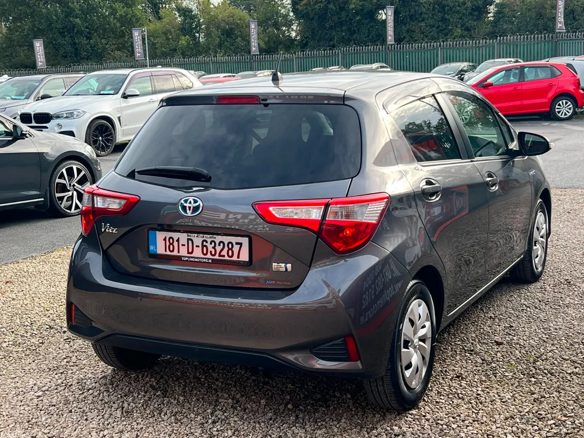 Toyota Vitz Hatchback, Petrol Hybrid, 2018, Silver