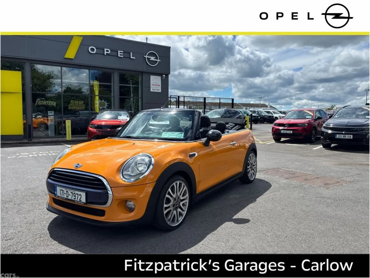 Mini Cooper Convertible, Diesel, 2017, Orange