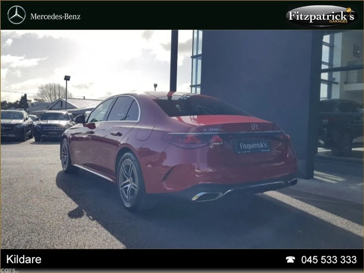 Mercedes-Benz E-Class Saloon, Diesel Plug-in Hybrid, 2026, Red
