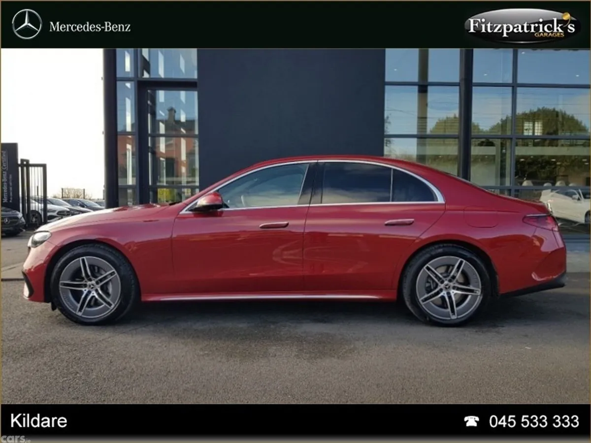 Mercedes-Benz E-Class Saloon, Diesel Plug-in Hybrid, 2026, Red