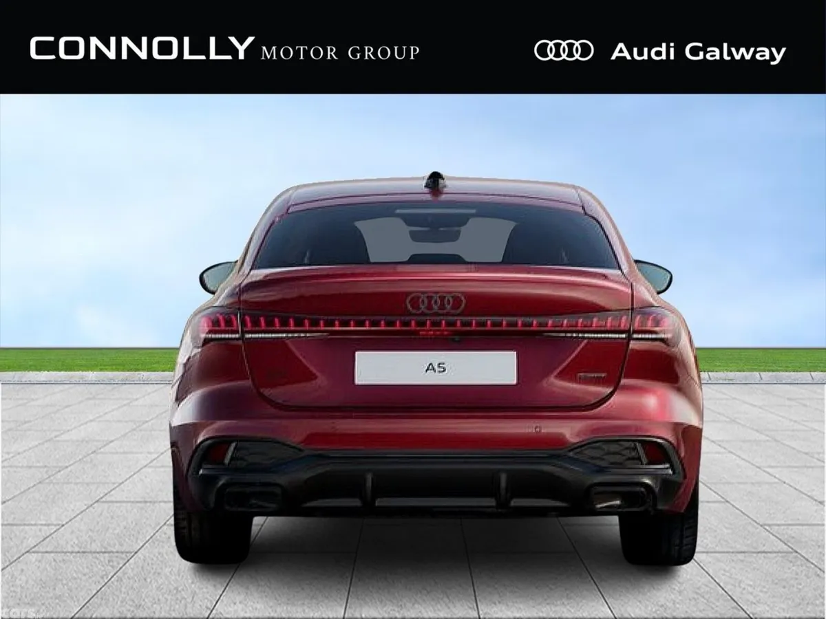 Audi A5 Saloon, Petrol Plug-in Hybrid, 2027, Red