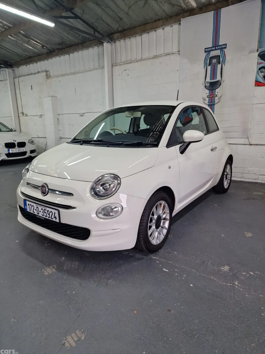 Fiat 500 Hatchback, Petrol, 2017, White