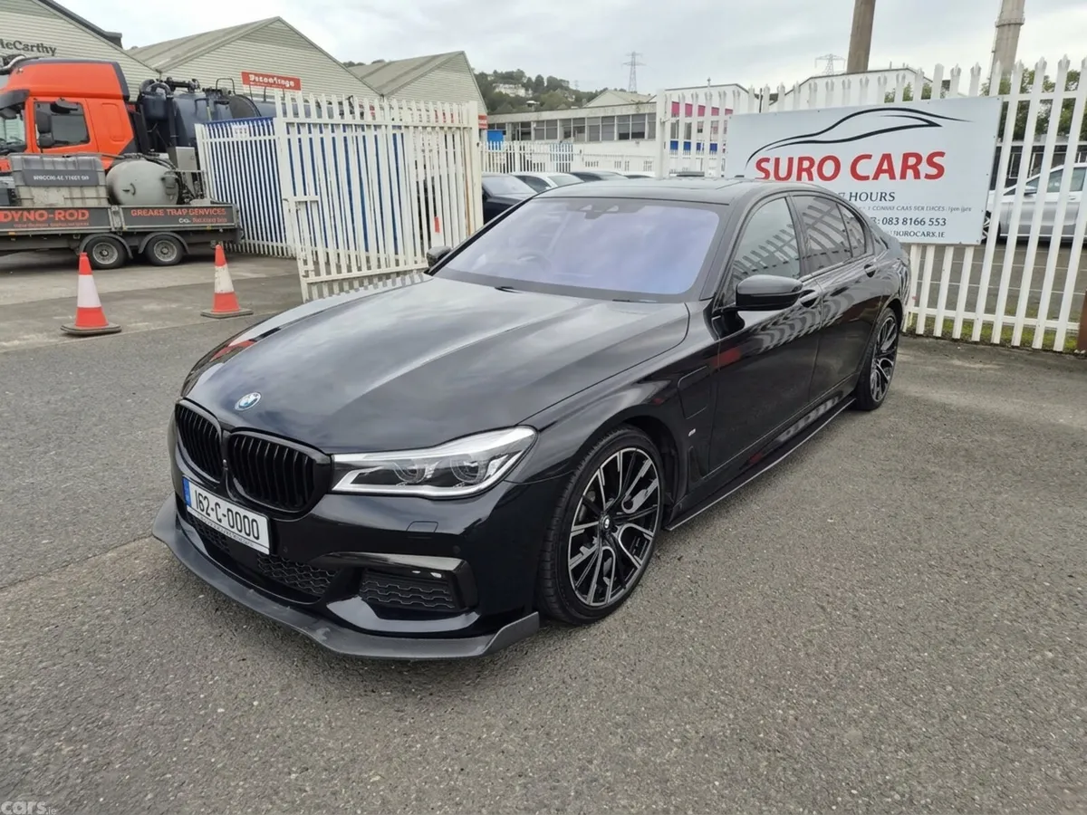 BMW 7-Series Saloon, Petrol Hybrid, 2016, Black
