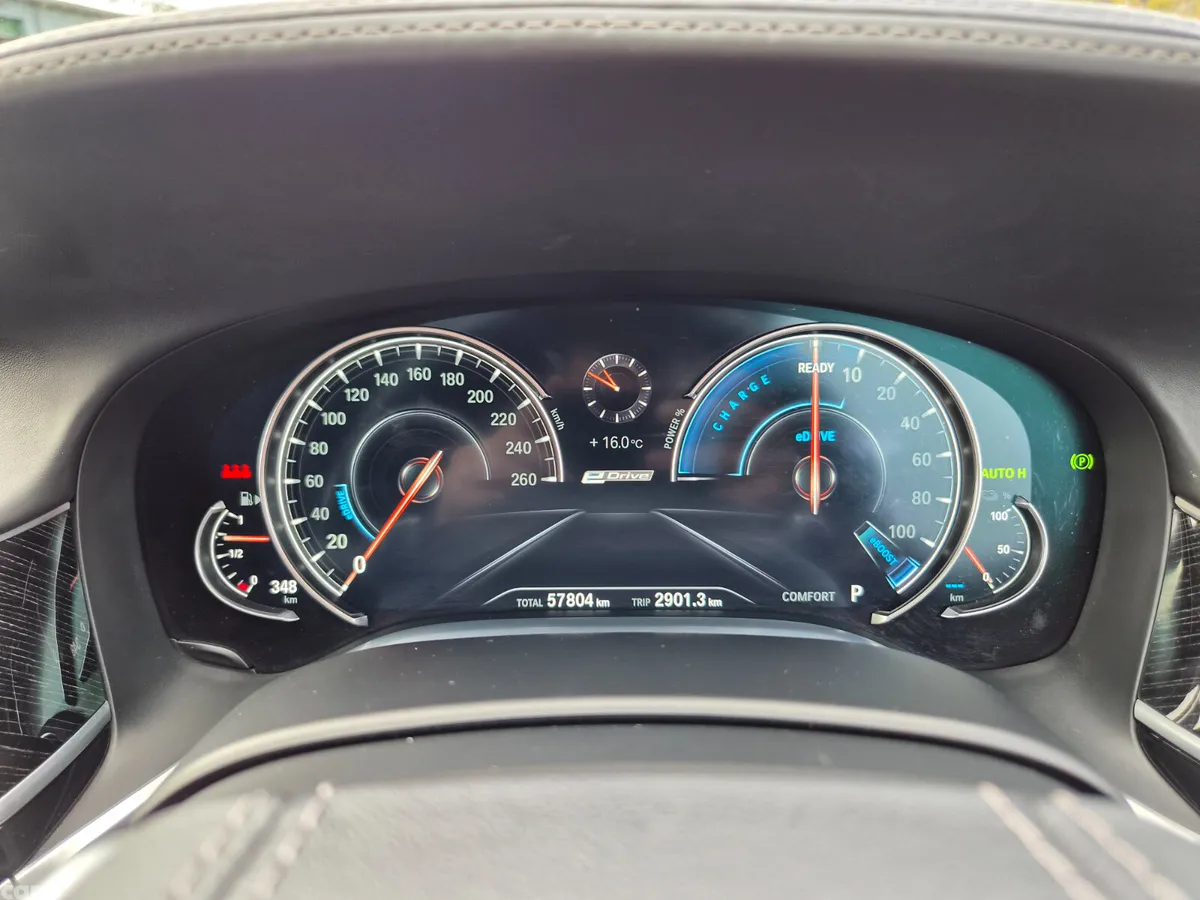 BMW 7-Series Saloon, Petrol Hybrid, 2016, Black