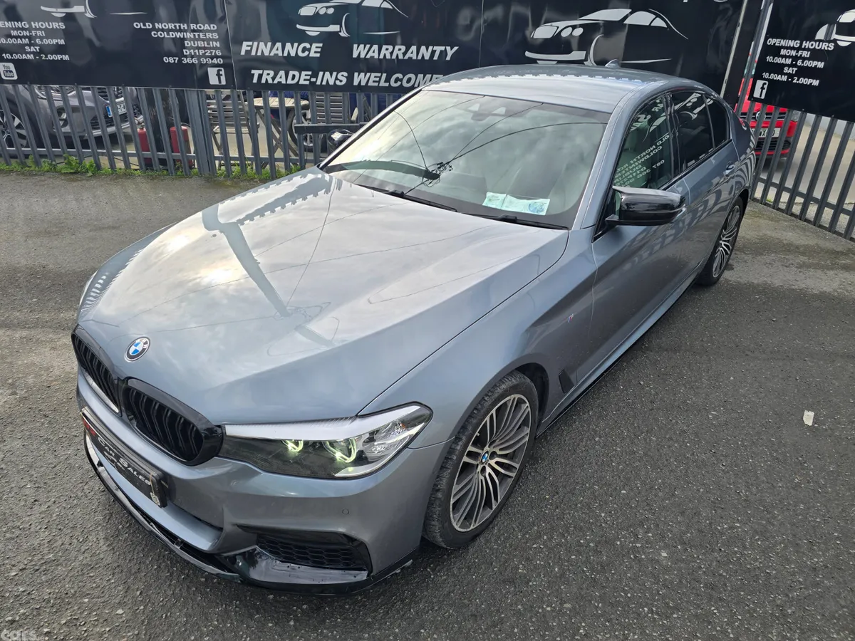BMW 5-Series Saloon, Diesel, 2019, Blue